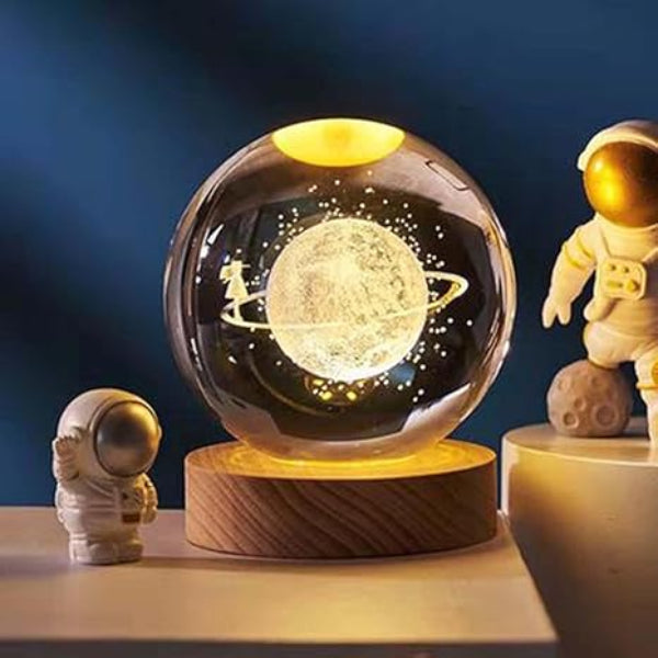 3D Crystal Ball Night Lamp