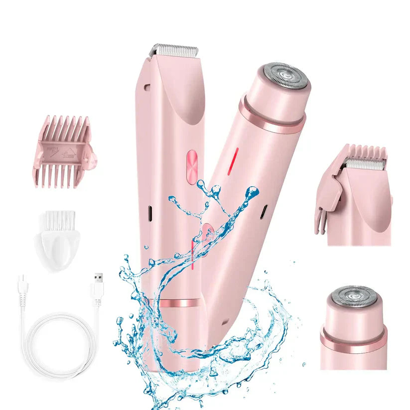 2 in 1 waterproof dual head Wet and dry Trimmer