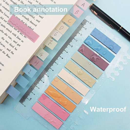 Tabs with Ruler Transparent Sticky Notes